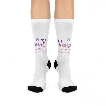 Crew Socks - Cushioned DTG Print, One-Size, Comfortable Fit, Premium Material, Heel-to-Toe Cushioning